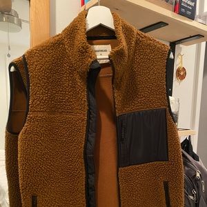 Goodthreads Men’s Sherpa Fleece Vest - Small